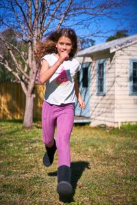 Honey Blue playing in the sun in Gordon