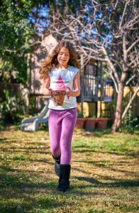 Honey Blue playing in the sun in Gordon