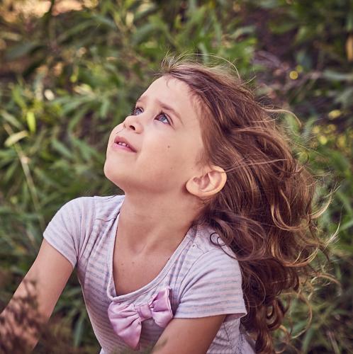 Honey Blue girl photographed in St Ives