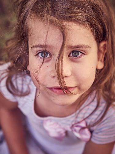 Honey Blue girl photographed in St Ives