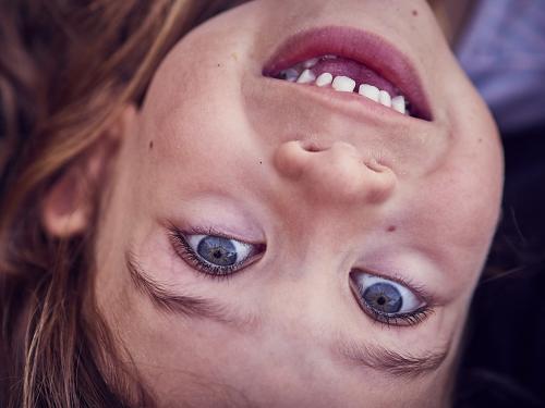 Honey Blue girl photographed in St Ives