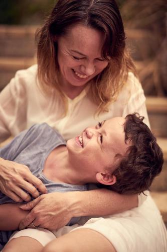 Mother and Son, Aura and Saxon enjoy special moments in Greenwich